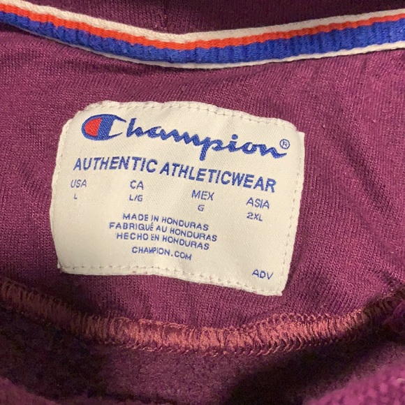 Purple Champion Hoodie - Picture 2 of 2